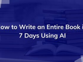write a book using ai