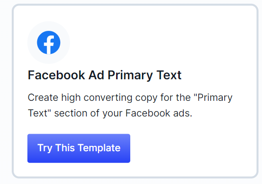 Facebook Ads Primary Text generator